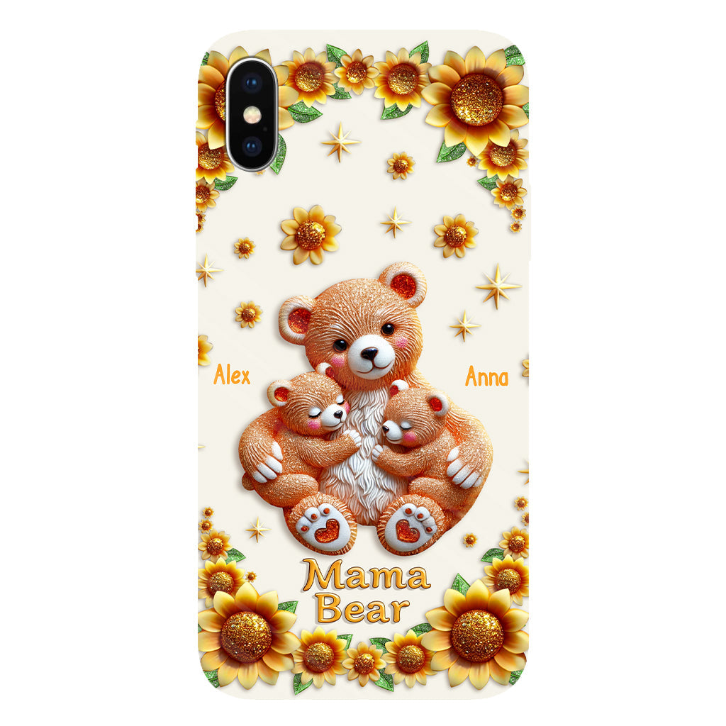 Mama Bear - Personalized Mother Full Print Phone Case