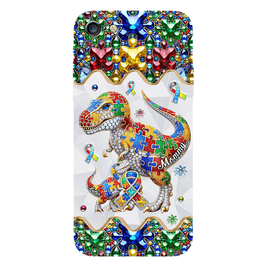 Strong Mama - Personalized Autism Awareness Full Print Phone Case