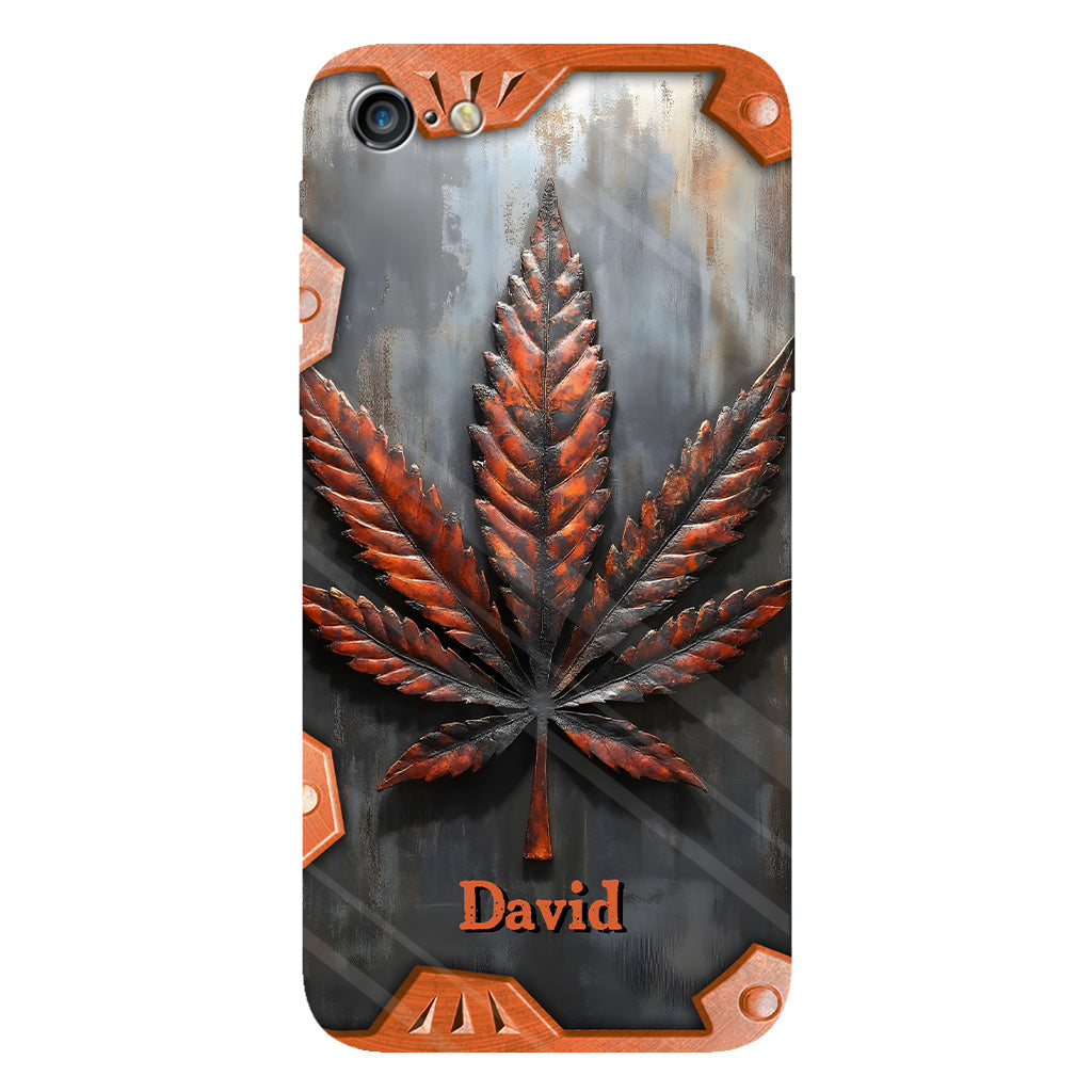 Stunning Leaf - Personalized Weed Full Print Phone Case