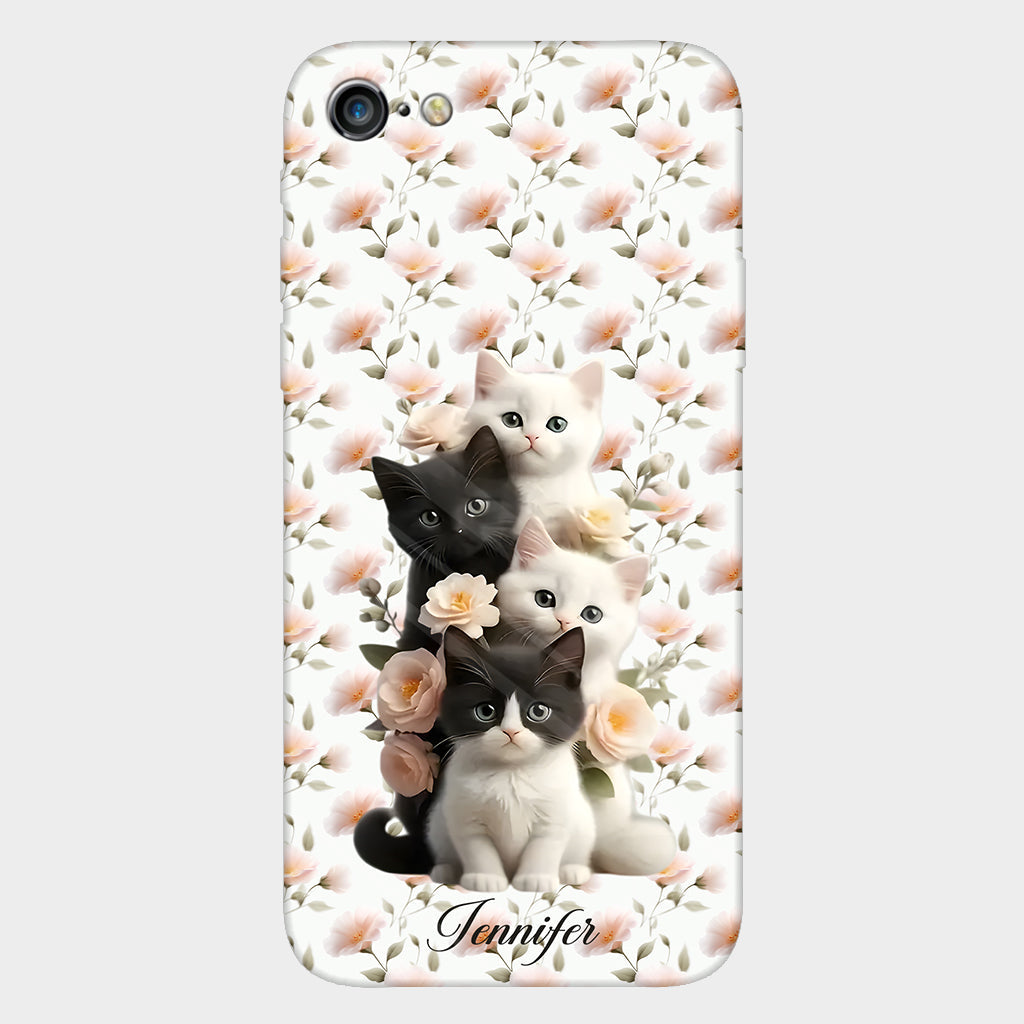 Cute Kittens - Personalized Cat Full Print Phone Case