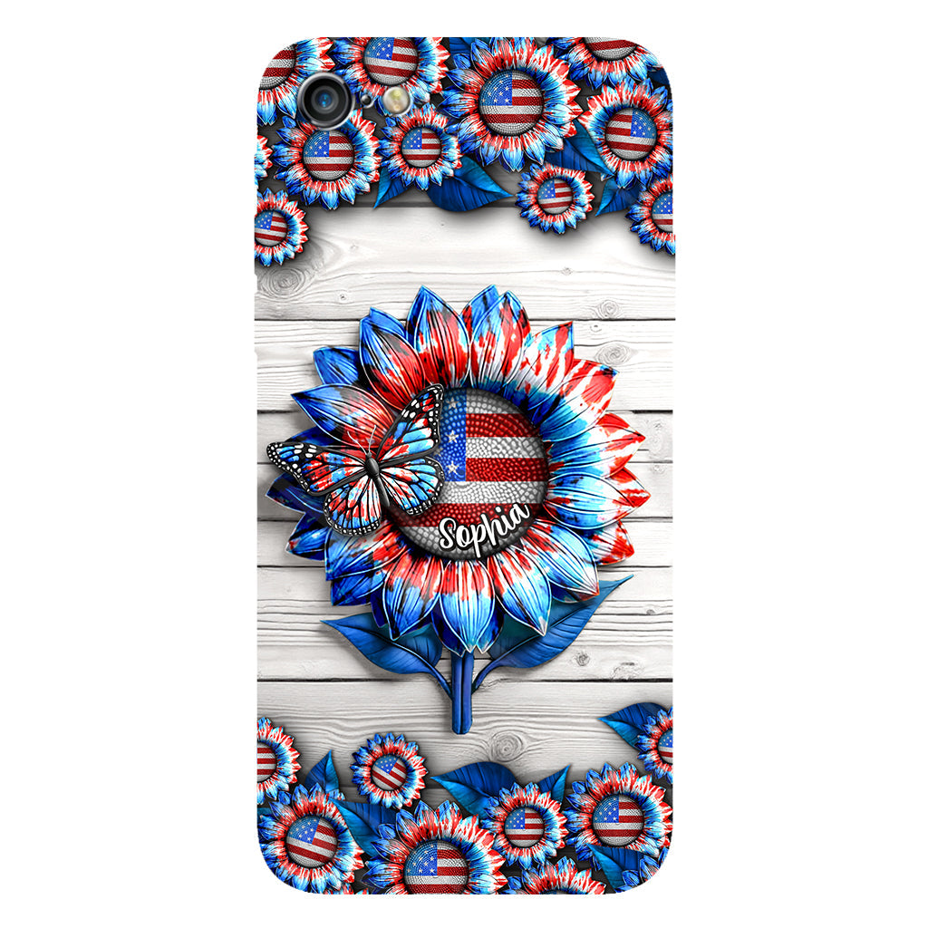 Love America - Personalized Independence Day/ 4th of July Full Print Phone Case