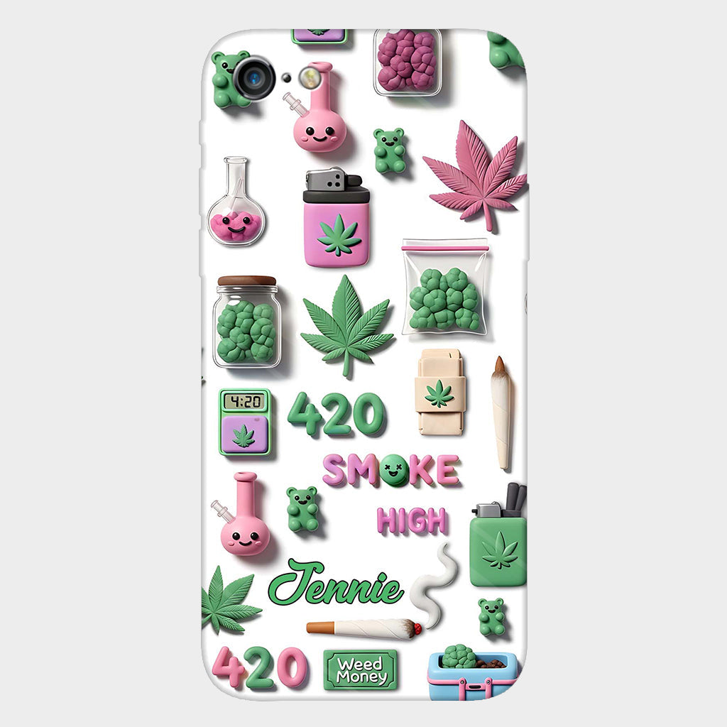 Stoner Chic - Personalized Weed Full Print Phone Case
