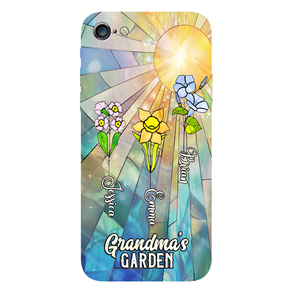 Grandma's Garden - Personalized Grandma Full Print Phone Case