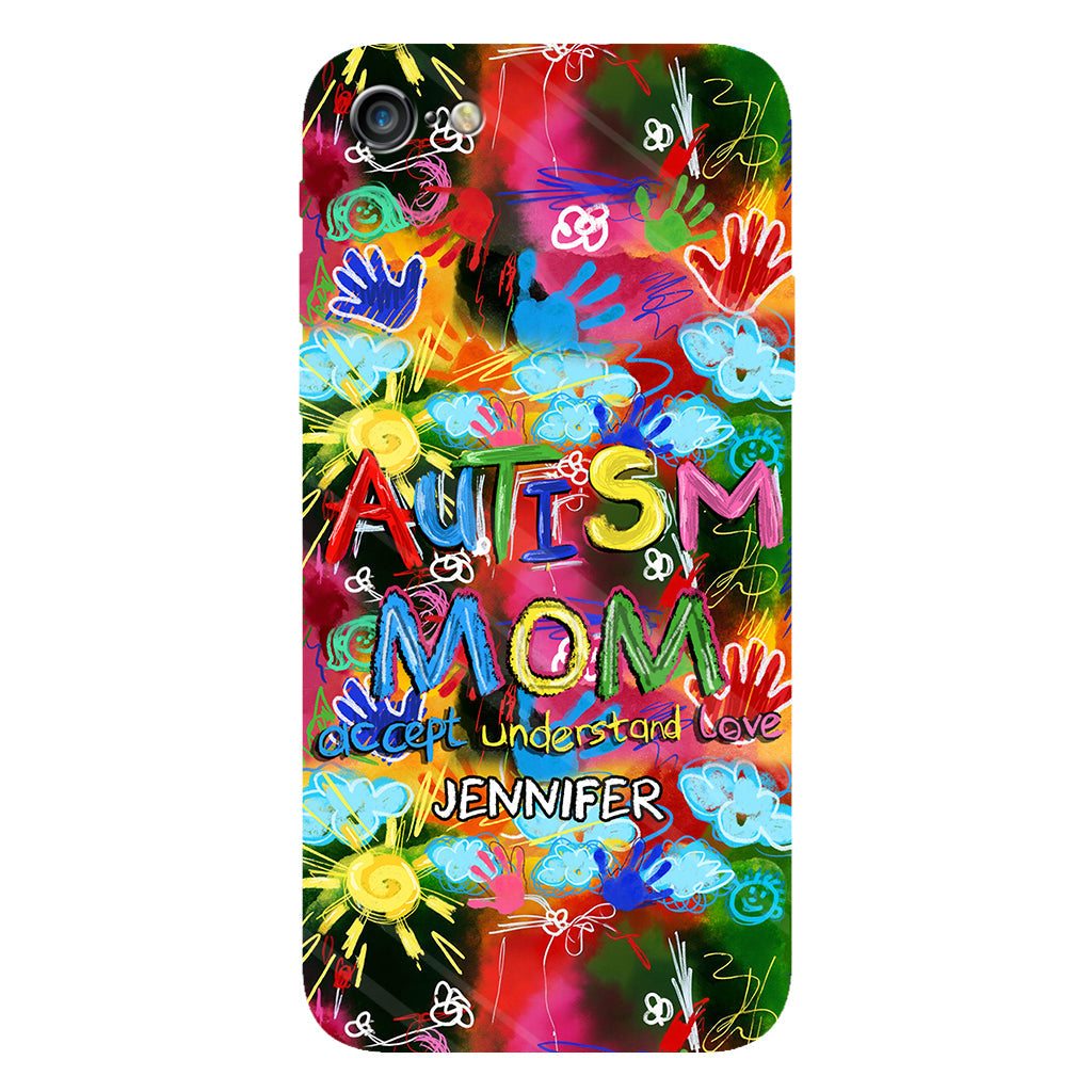 Autism Mom - Personalized Autism Awareness Full Print Phone Case