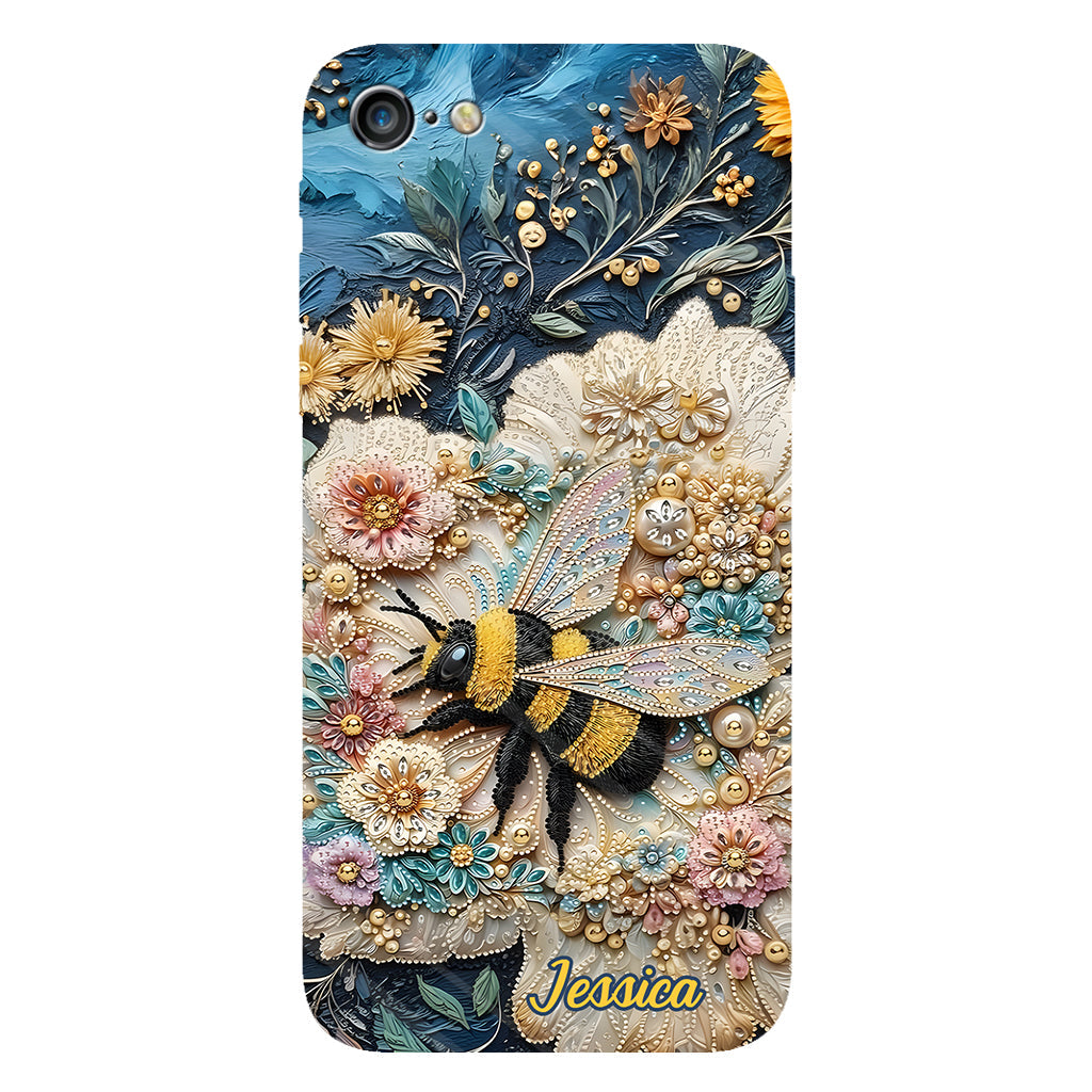 Bee Kind - Personalized Bee Full Print Phone Case
