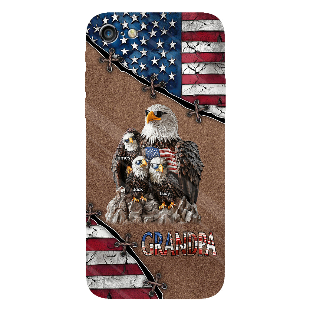 Strong Papa - Personalized Father Full Print Phone Case