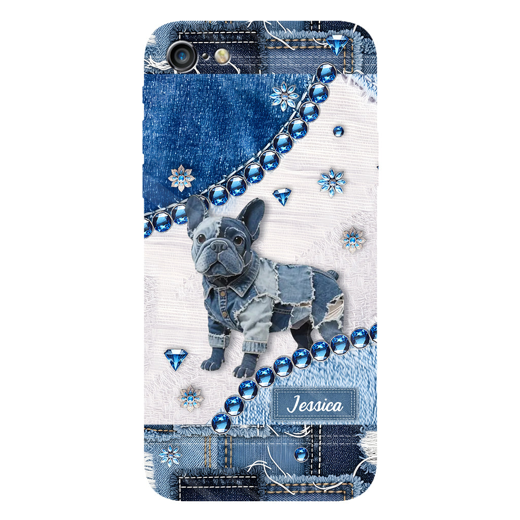Cute Bulldog - Personalized Dog Full Print Phone Case
