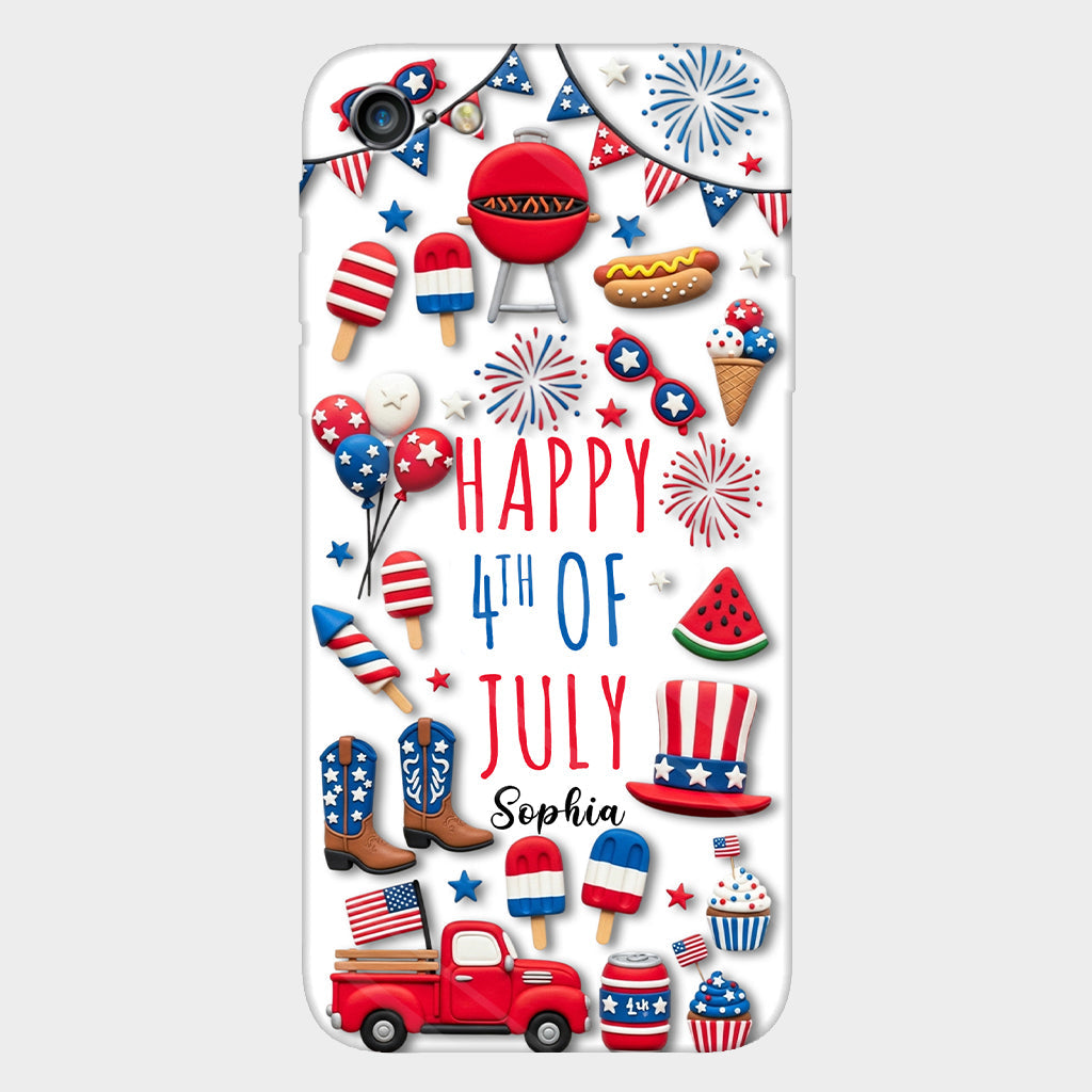 Happy 4th Of July - Personalized Independence Day/ 4th of July Full Print Phone Case
