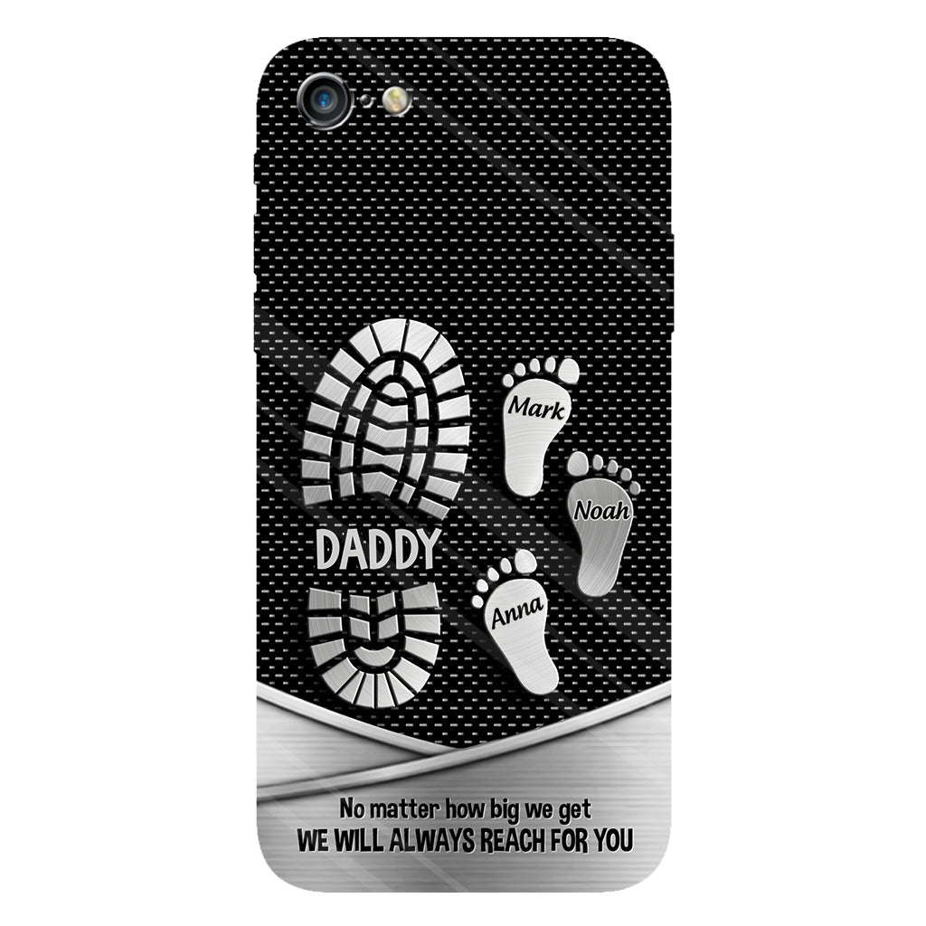 Your Footsteps Led Our Way - Personalized Father Full Print Phone Case
