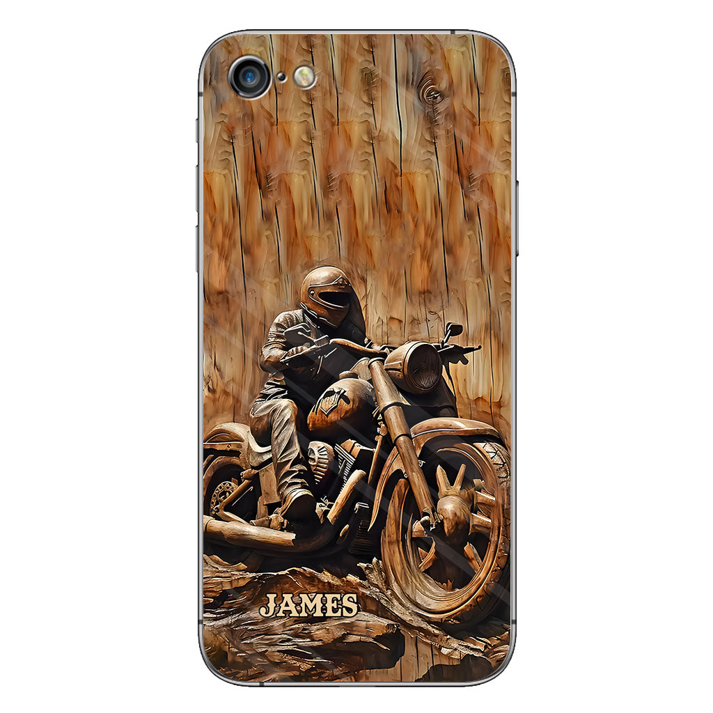 Never Underestimate An Old Man With A Motorcycle - Personalized Biker Phone Case