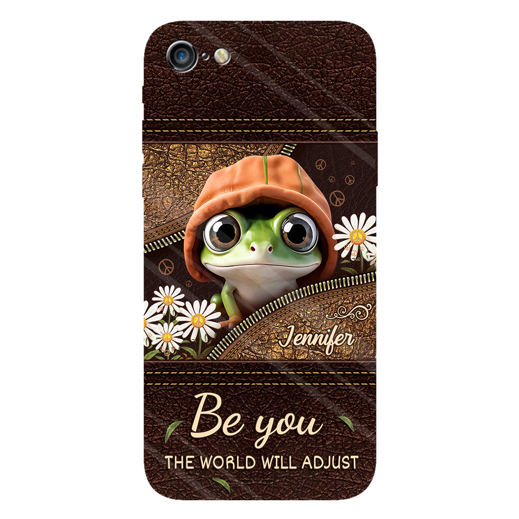 Be You The World Will Adjust - Personalized Hippie Full Print Phone Case