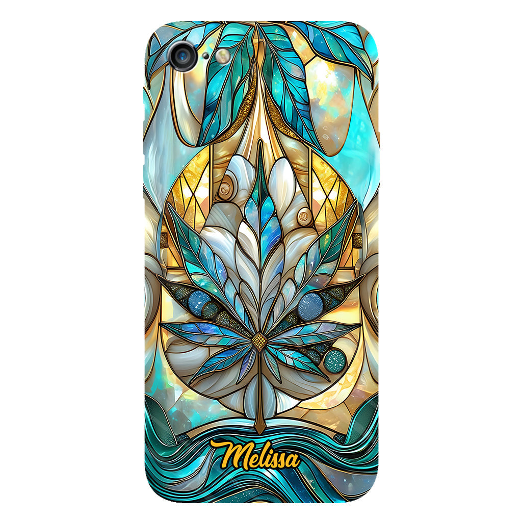 Stunning Leaf - Personalized Weed Full Print Phone Case