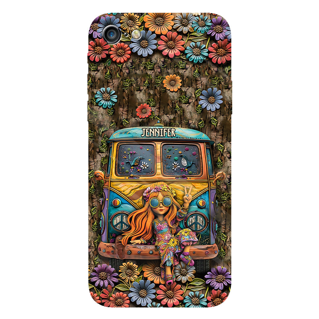Cute Caravan - Personalized Hippie Full Print Phone Case