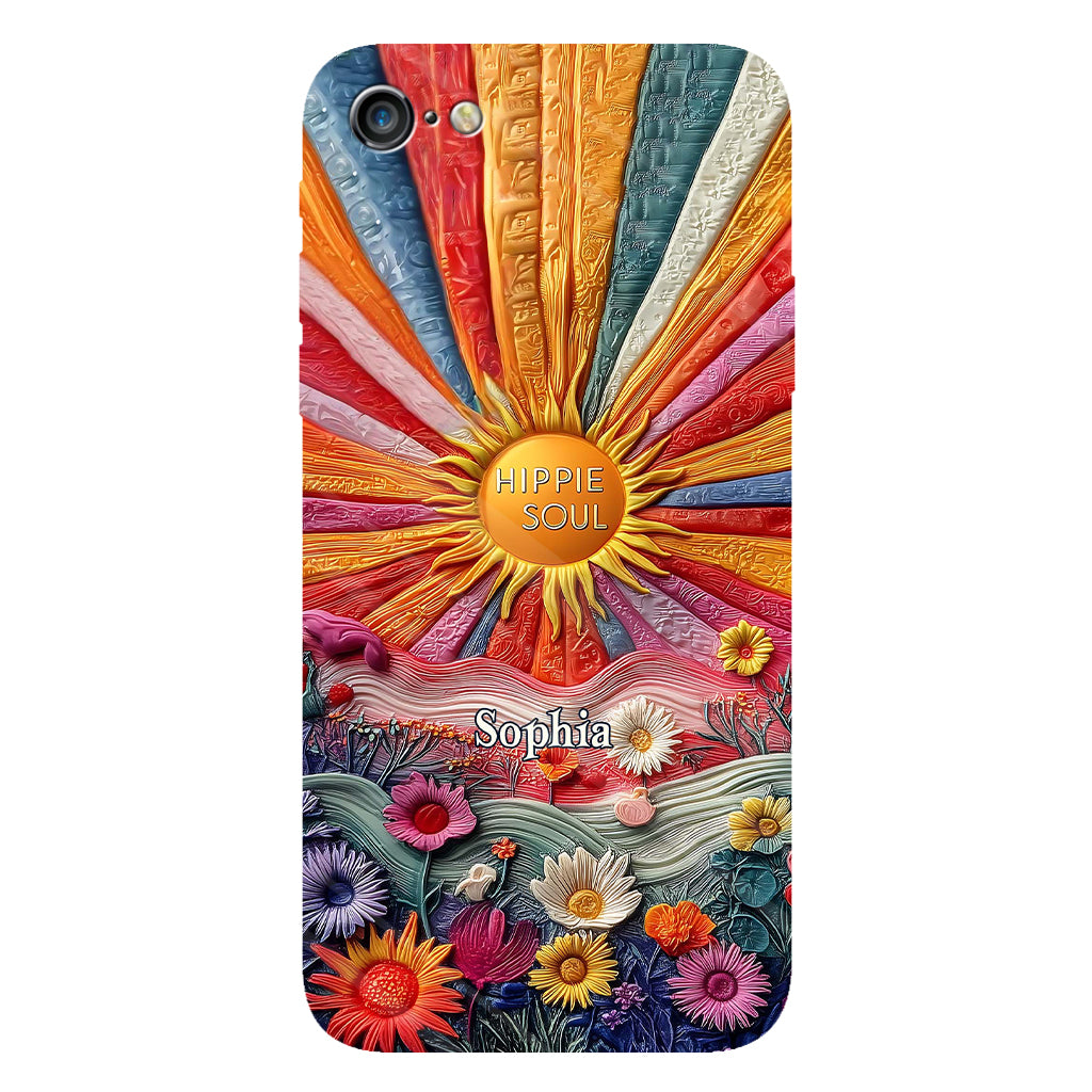 Hippie Soul - Personalized Hippie Full Print Phone Case