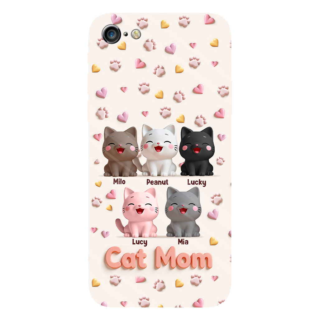 Cat Mom - Personalized Cat Full Print Phone Case
