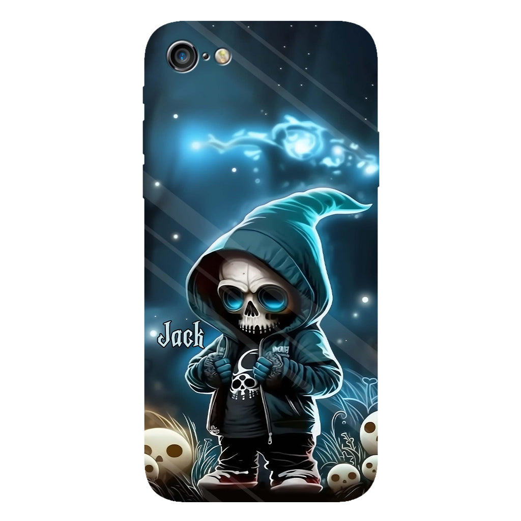 Cool Dude - Personalized Skull Full Print Phone Case