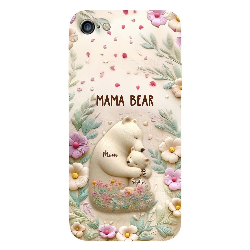 Mama Bear - Personalized Mother Full Print Phone Case