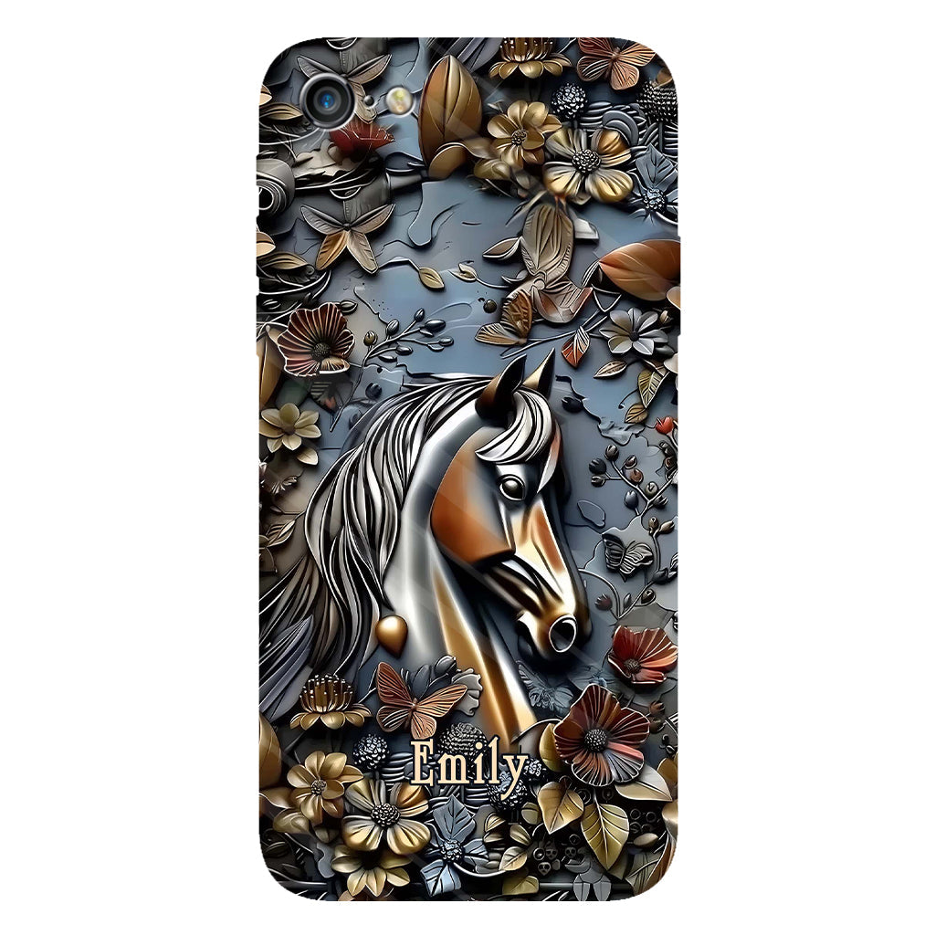 Stunning Horse - Personalized Horse Full Print Phone Case