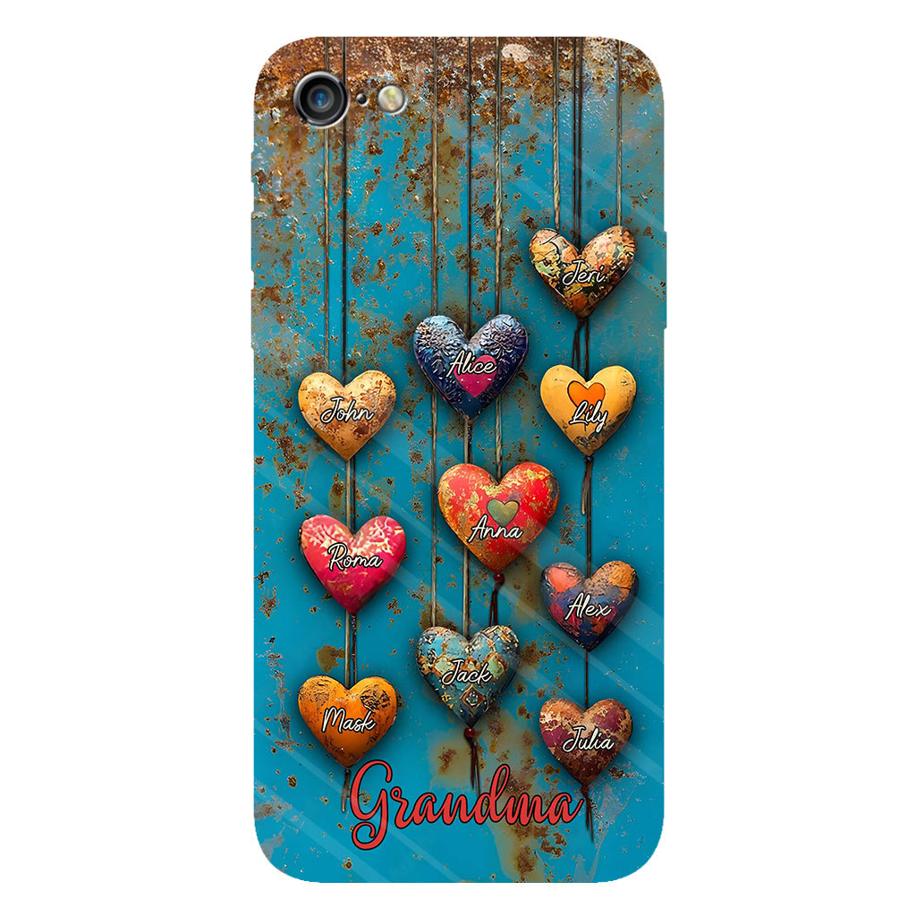 Grandma's Mom's Sweethearts - Personalized Grandma Full Print Phone Case