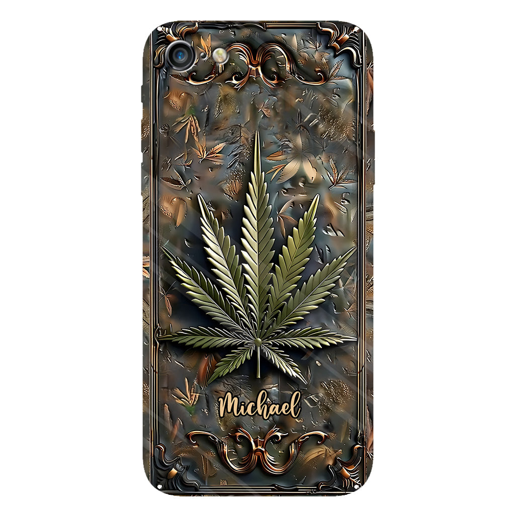High Life - Personalized Weed Full Print Phone Case