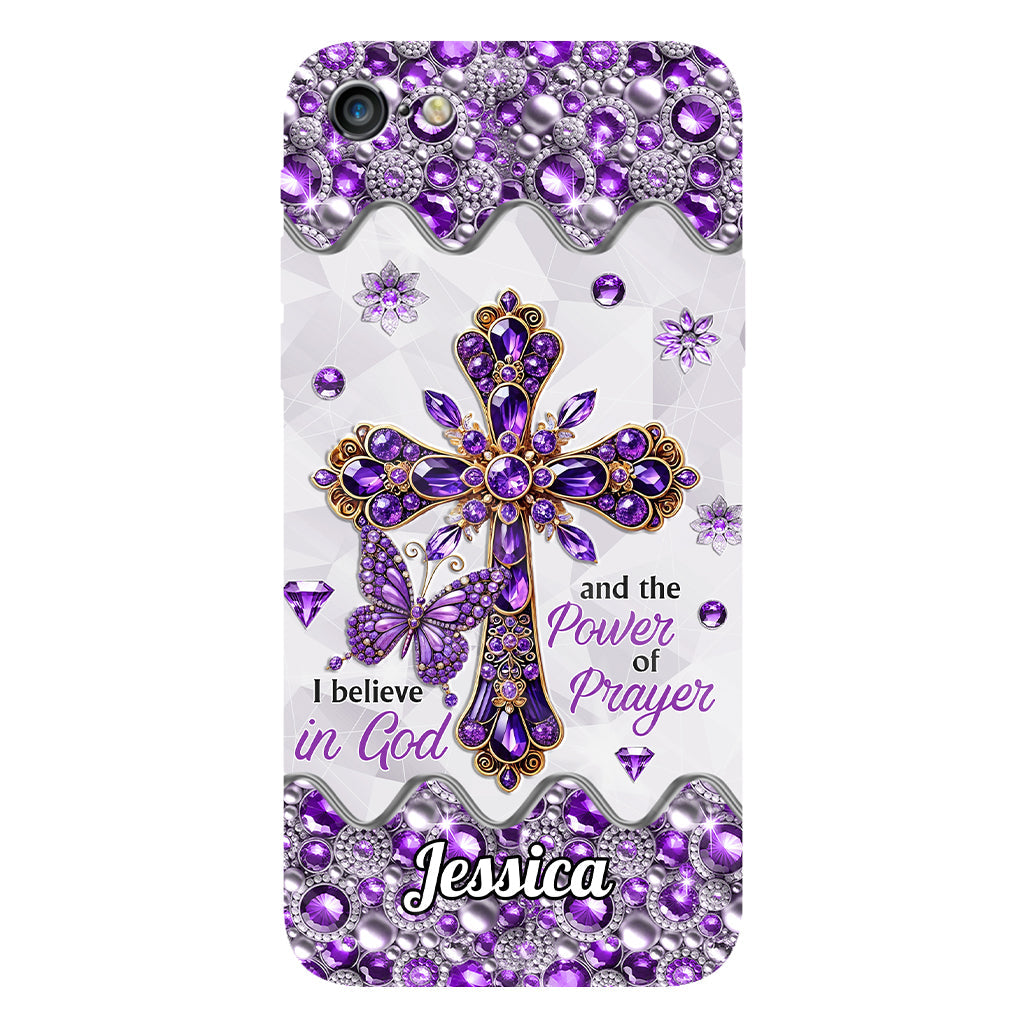 I Believe In God - Personalized Christian Full Print Phone Case
