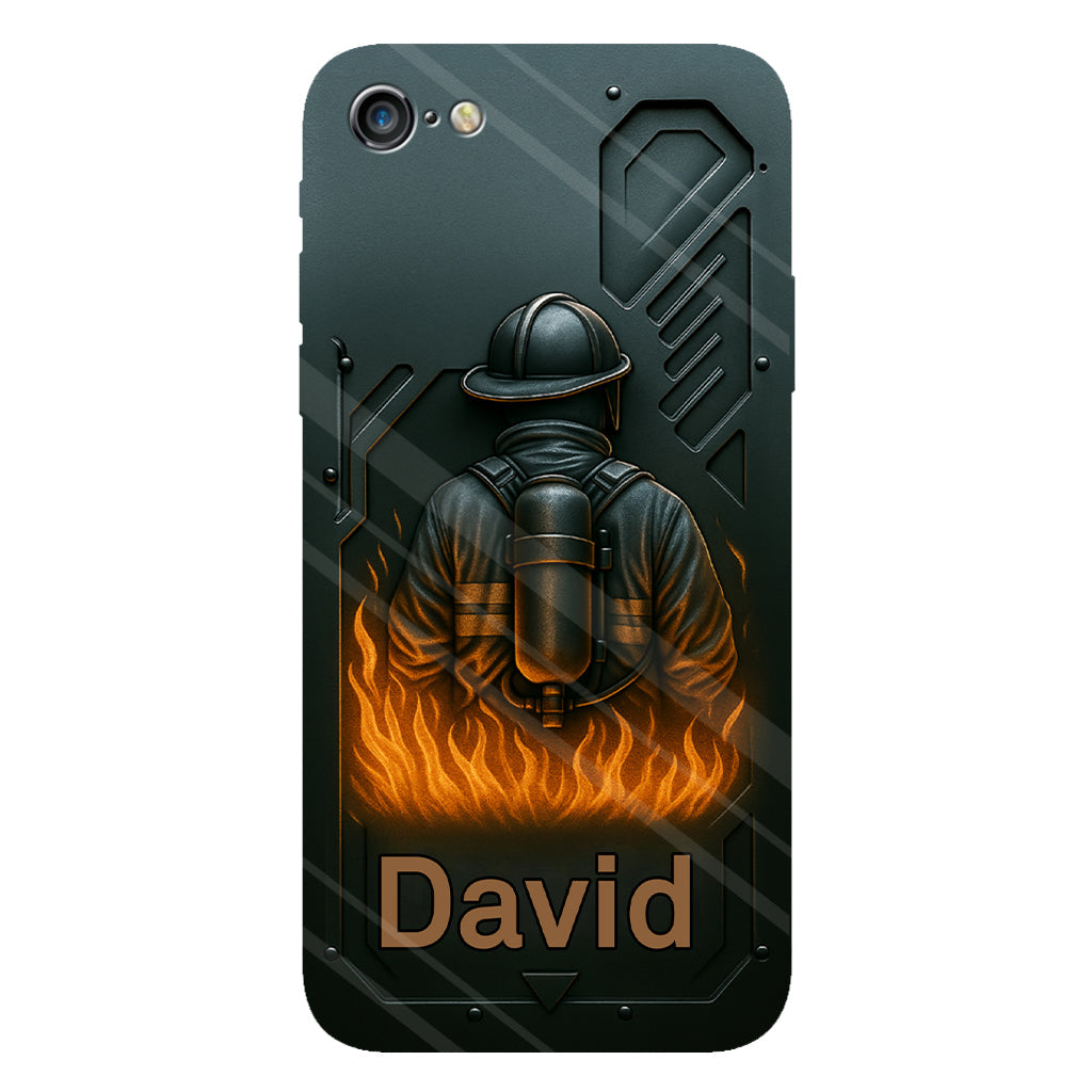 The Strone One - Personalized Firefighter Full Print Phone Case