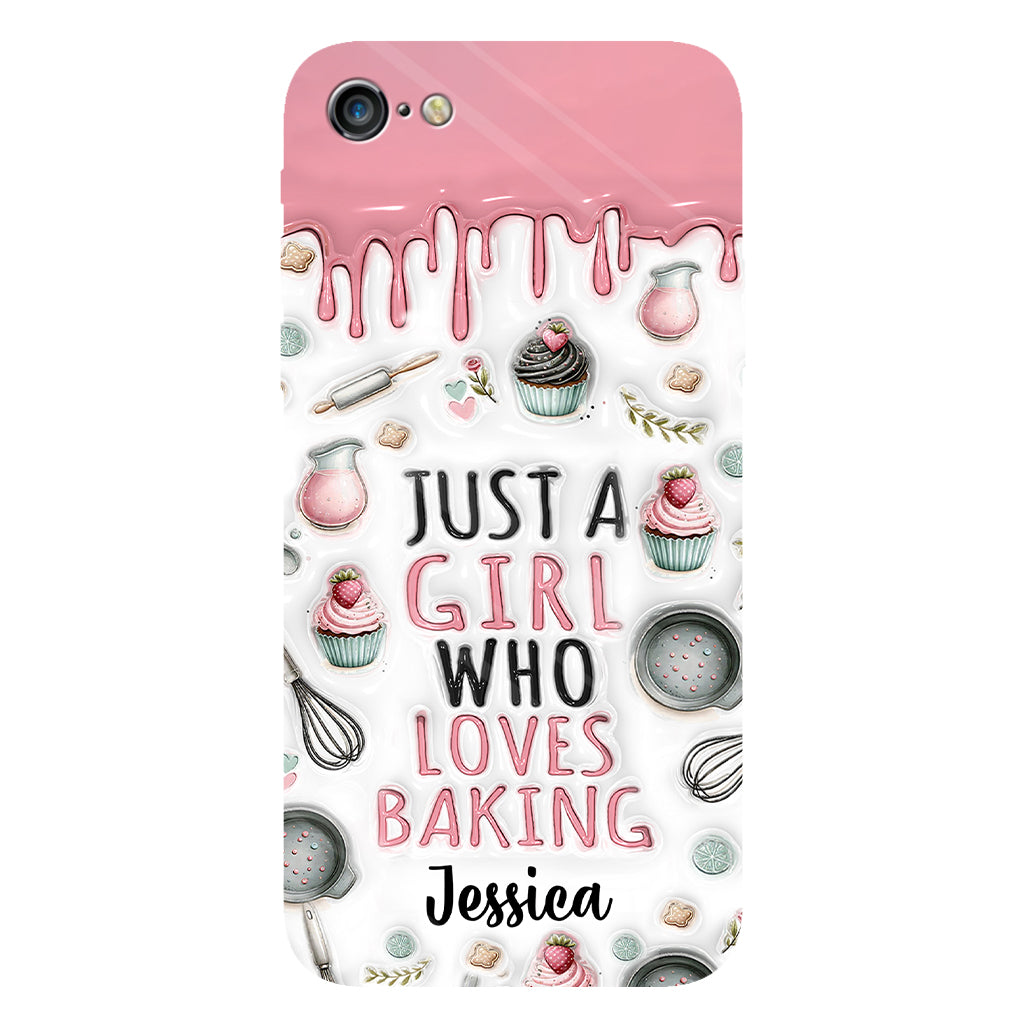 Just A Girl Who Loves Baking - Personalized Baking Full Print Phone Case