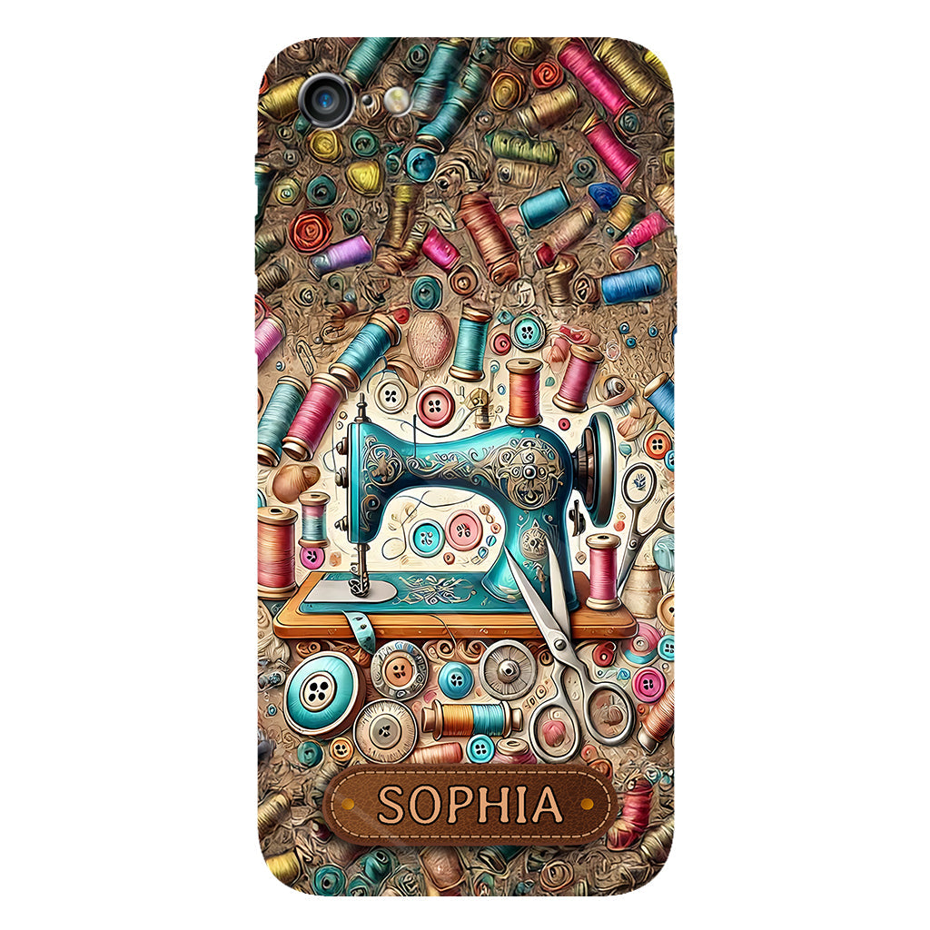 Love Sewing - Personalized Sewing Full Print Phone Case