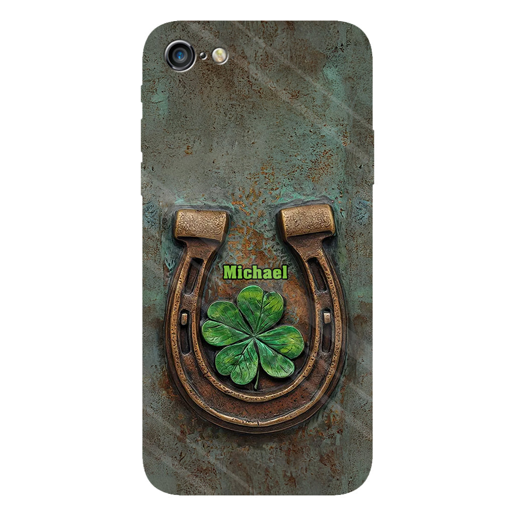 Vintage Irish Harp - Personalized Horse Full Print Phone Case