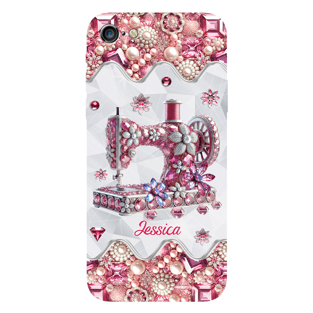 Just A Girl Who Loves Sewing - Personalized Sewing Full Print Phone Case