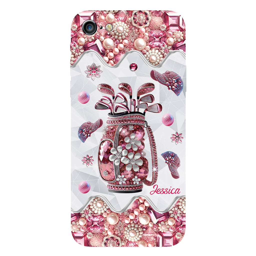 Just A Girl Who Loves Golf - Personalized Golf Full Print Phone Case