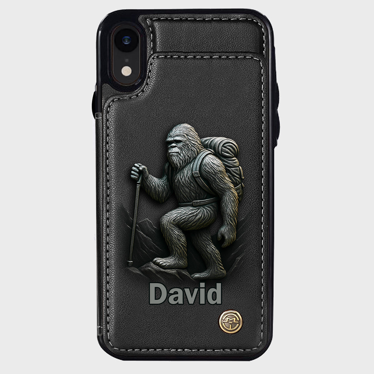 Sasquatch - Personalized Hiking Wallet Phone Case
