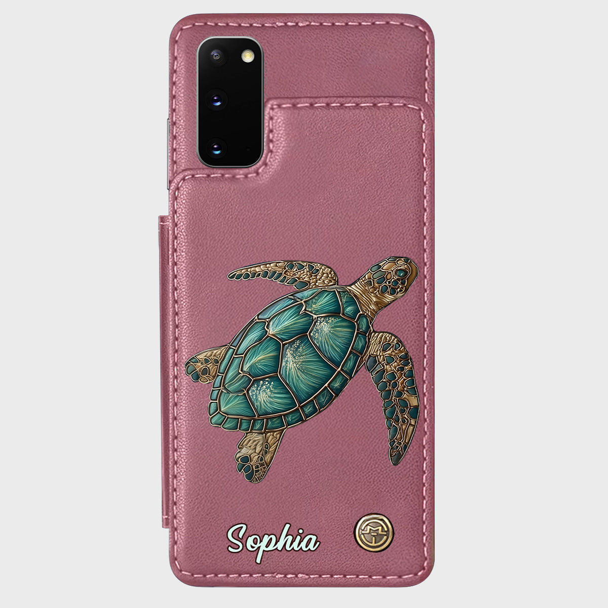 Love Turtles - Personalized Turtle Wallet Phone Case