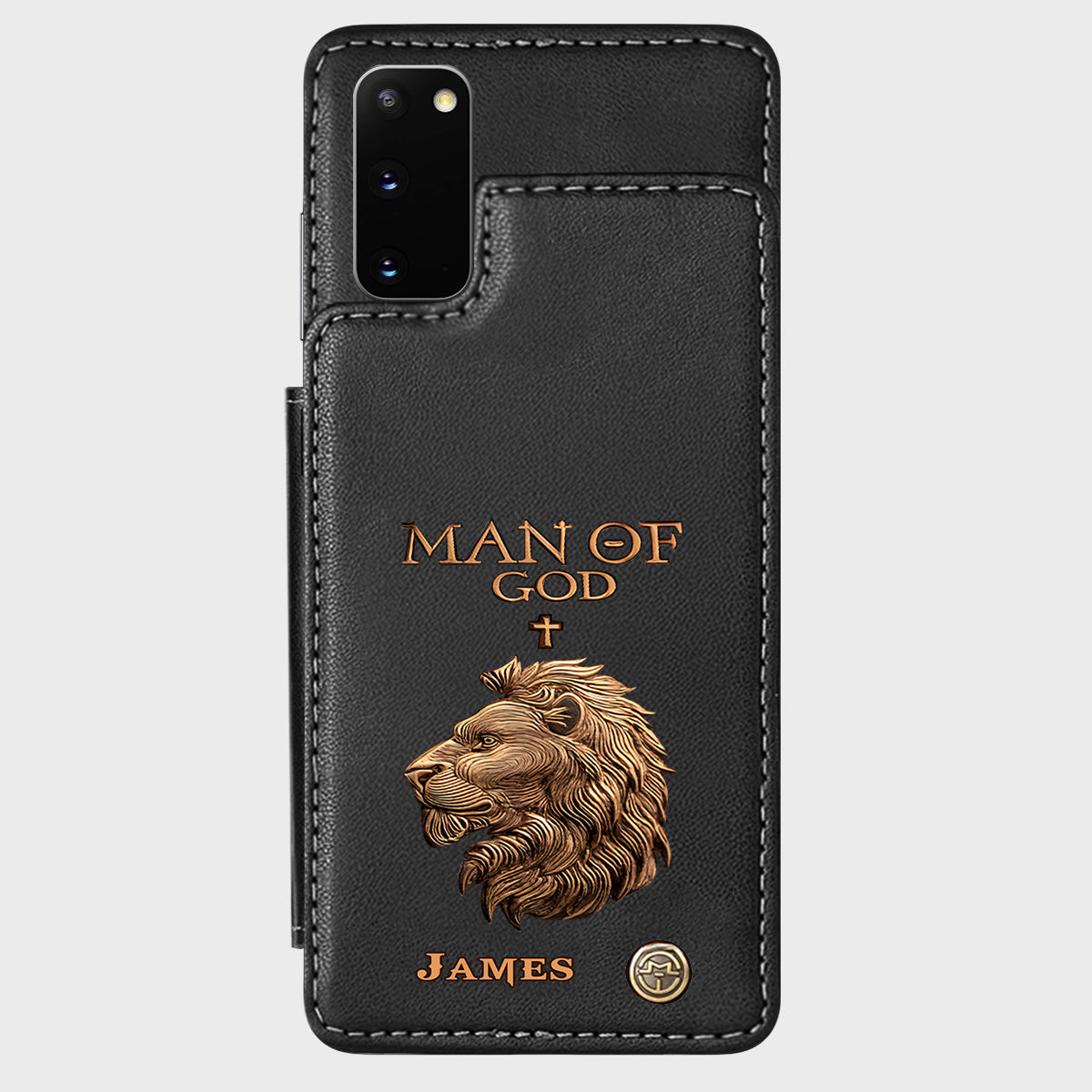 Man Of God - Personalized Christian Wallet Phone Case