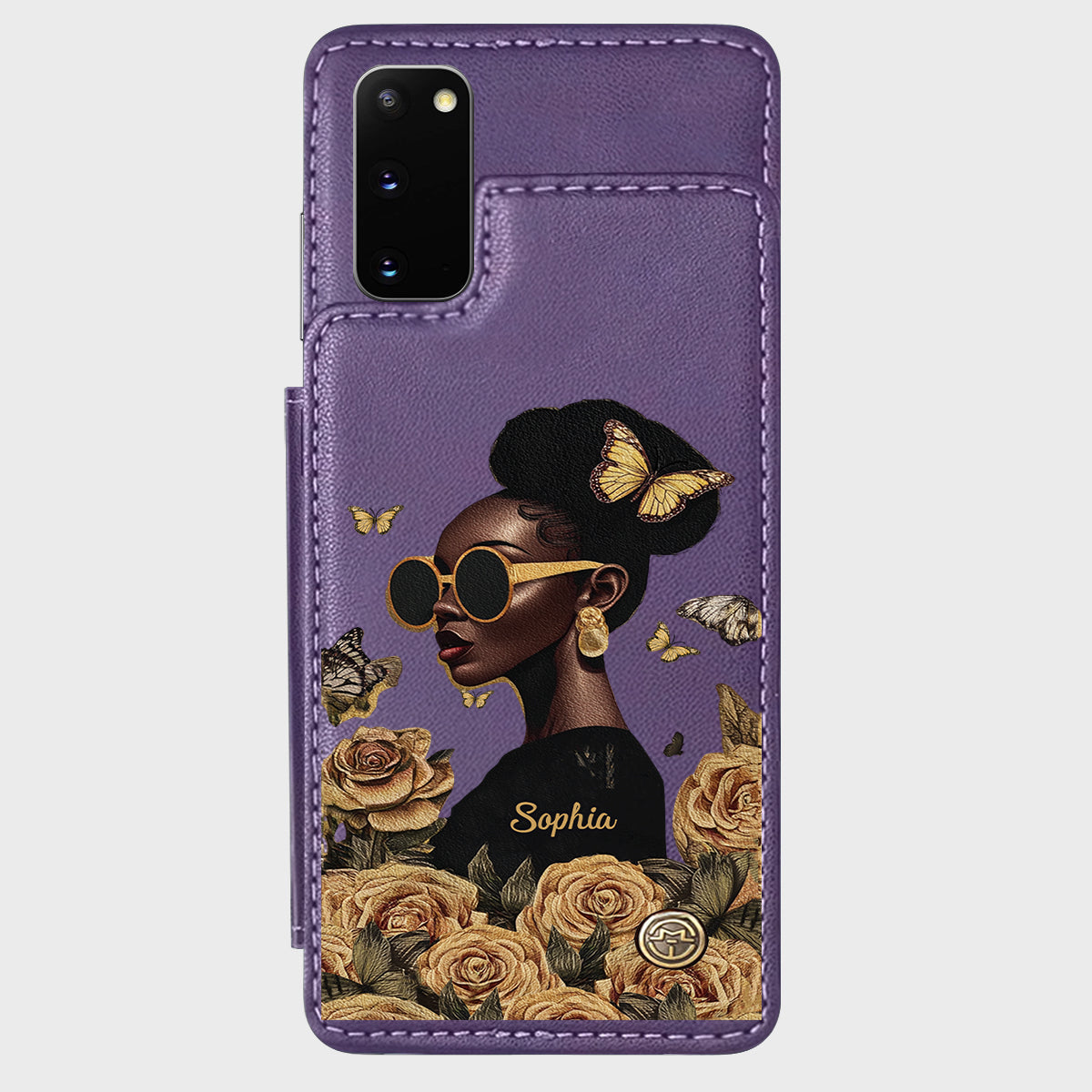 Empowered Beauty - Personalized African American Wallet Phone Case