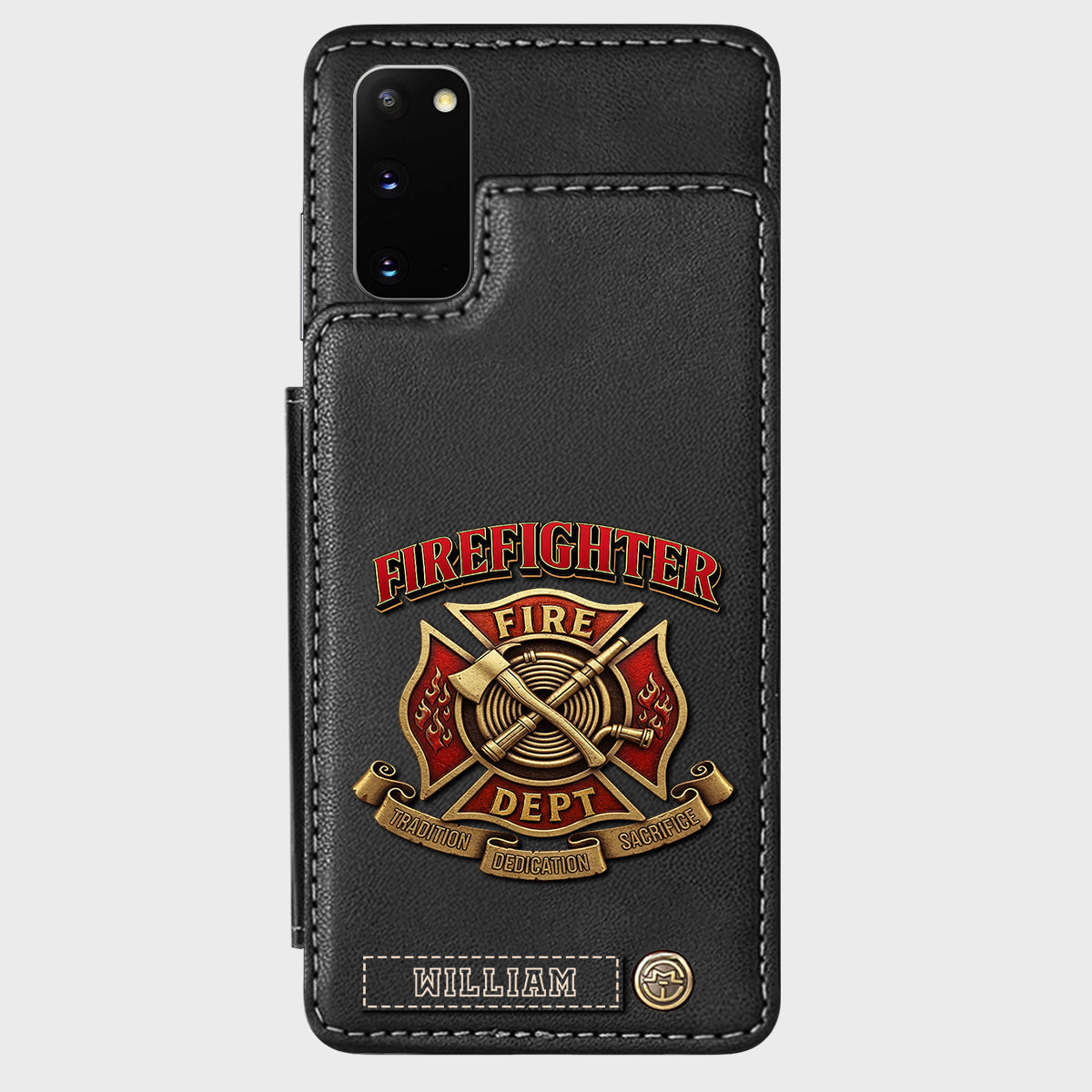 Proud Firefighter - Personalized Firefighter Wallet Phone Case