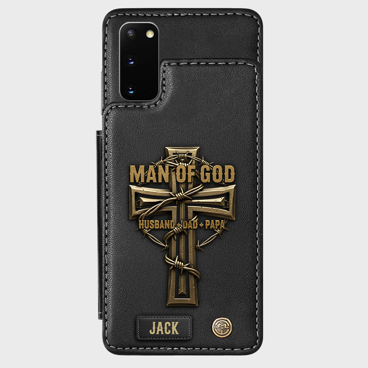 Man Of God - Personalized Christian Wallet Phone Case