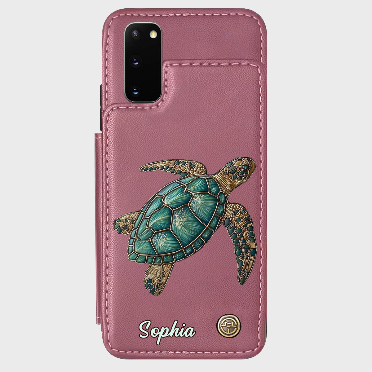Love Turtles - Personalized Turtle Wallet Phone Case