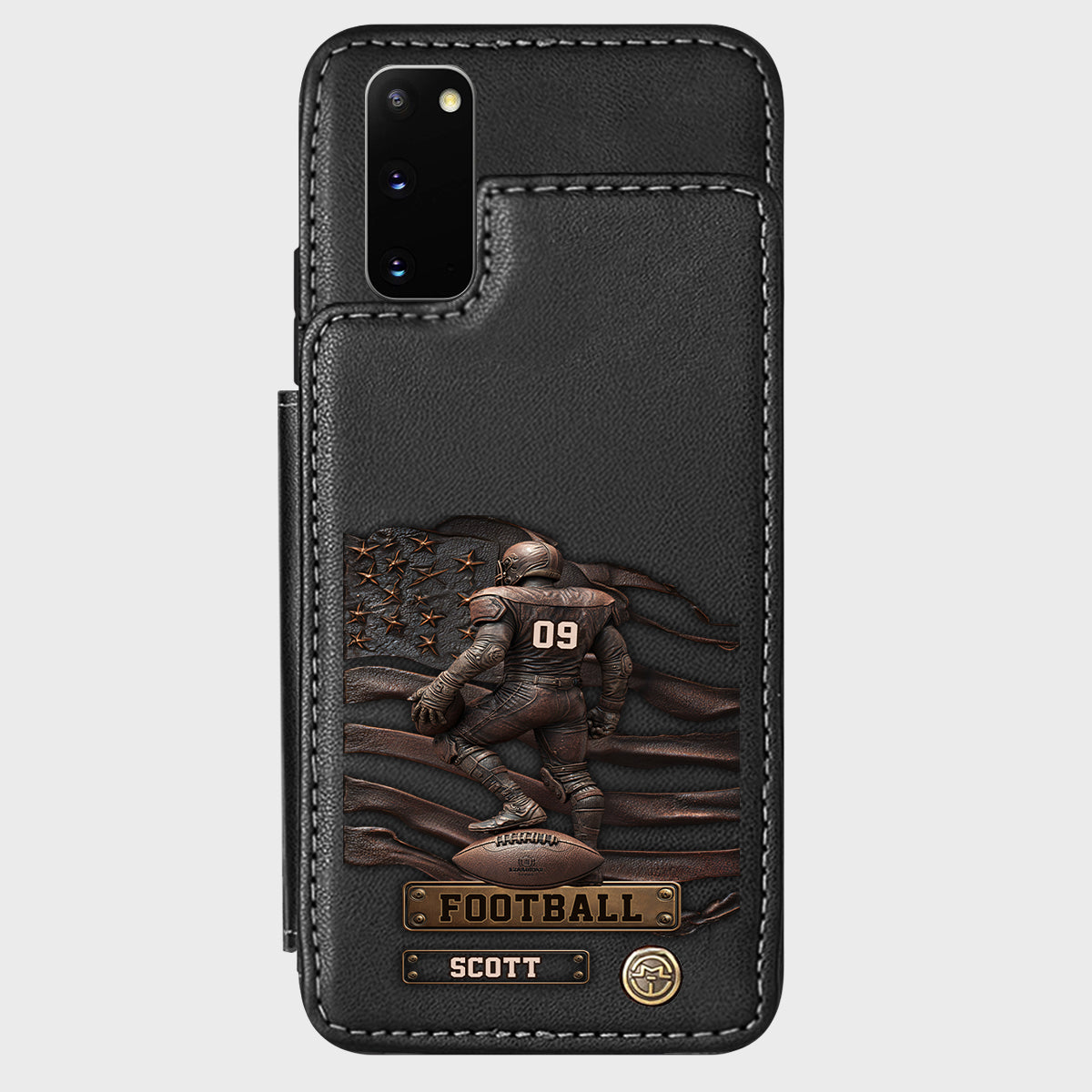 Game Day - Personalized Football Wallet Phone Case