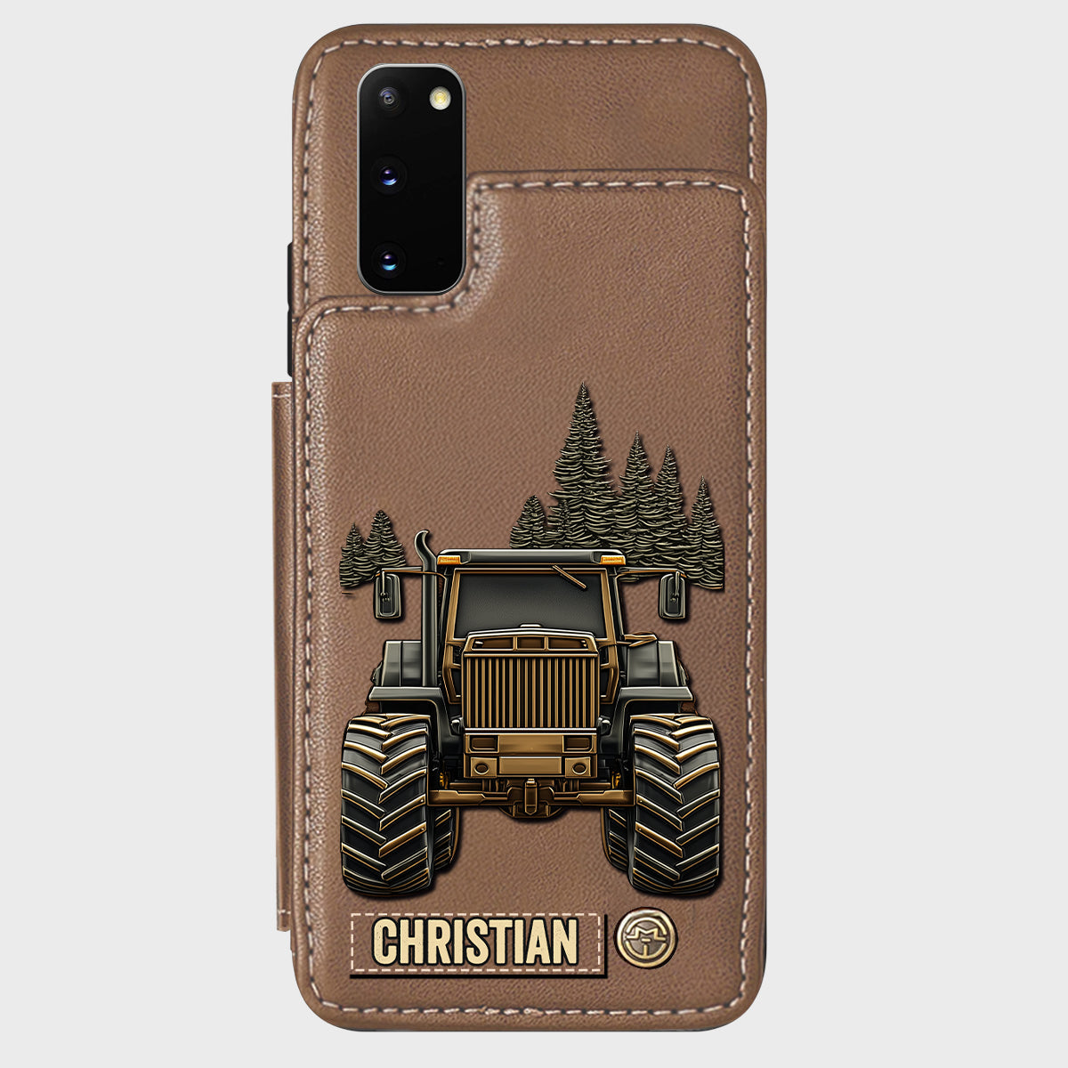 Tractor Ride - Personalized Tractor Wallet Phone Case