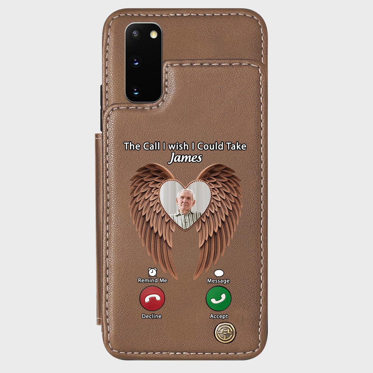 The Call I Wish I Could Take - Personalized Memorial Wallet Phone Case