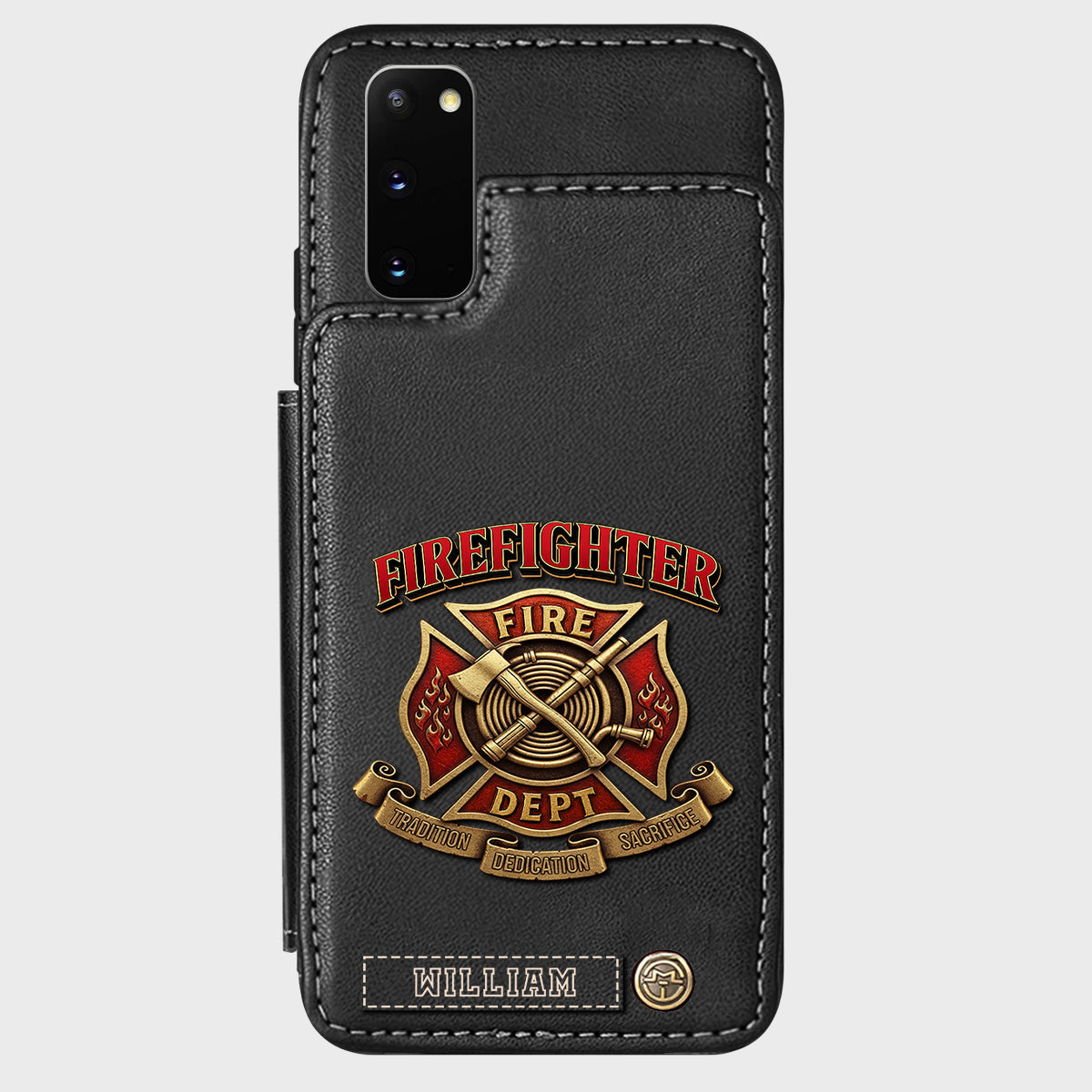 Proud Firefighter - Personalized Firefighter Wallet Phone Case
