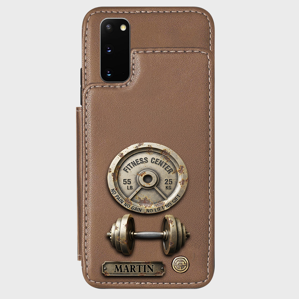 No Pain No Gain - Personalized Fitness Wallet Phone Case