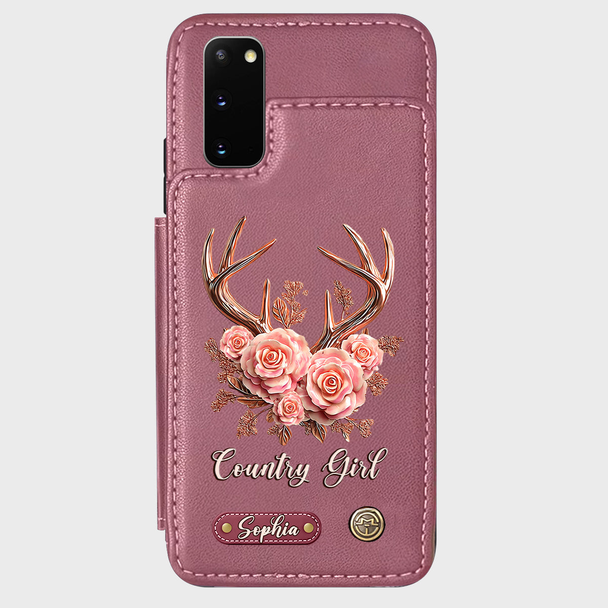 Country Girl - Personalized Hunting Wallet Phone Case
