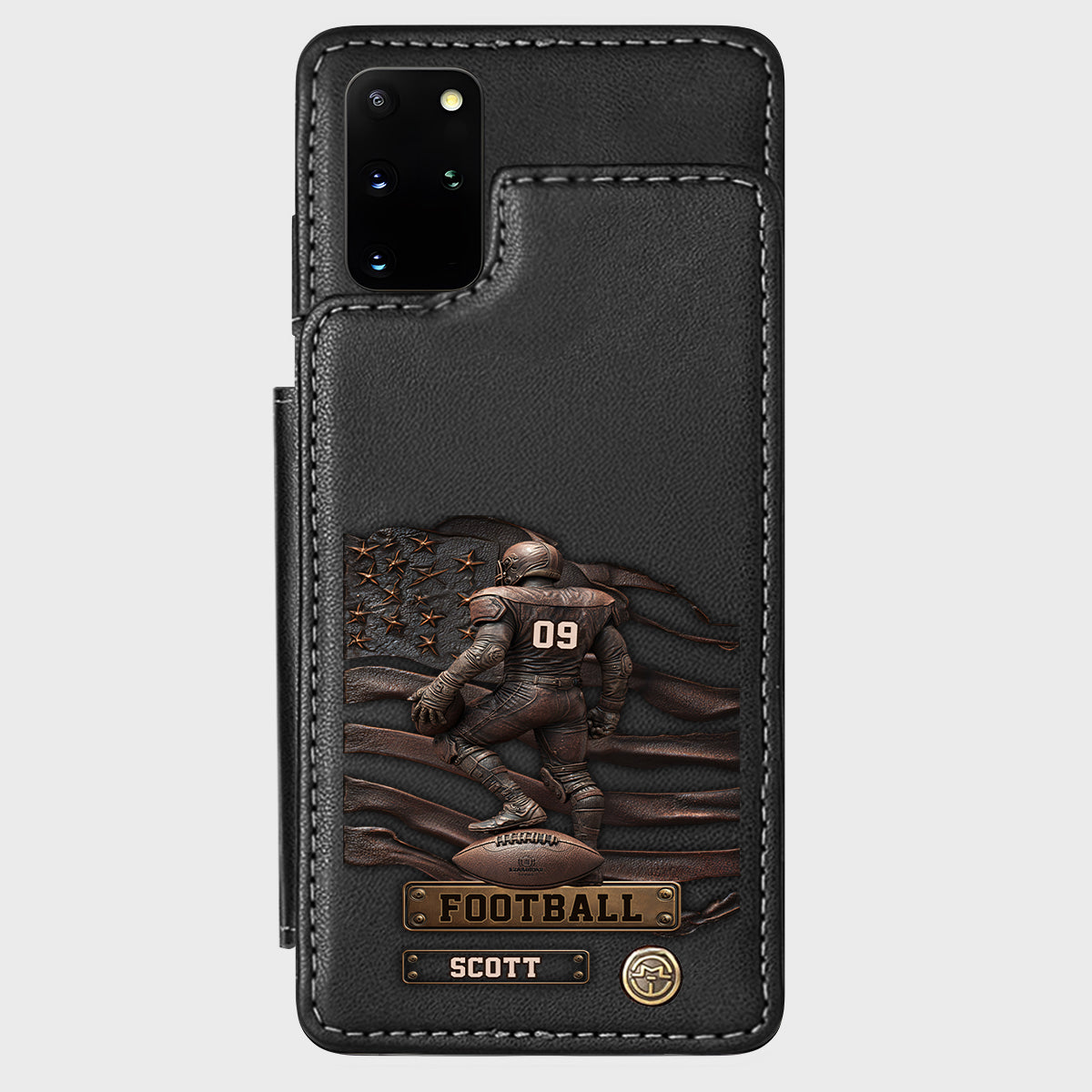 Game Day - Personalized Football Wallet Phone Case