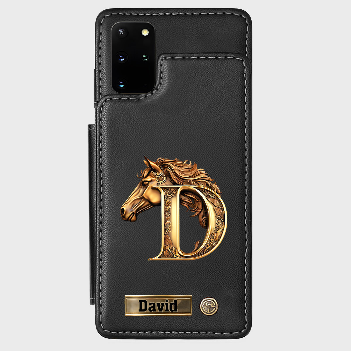 Love Horse - Personalized Horse Wallet Phone Case