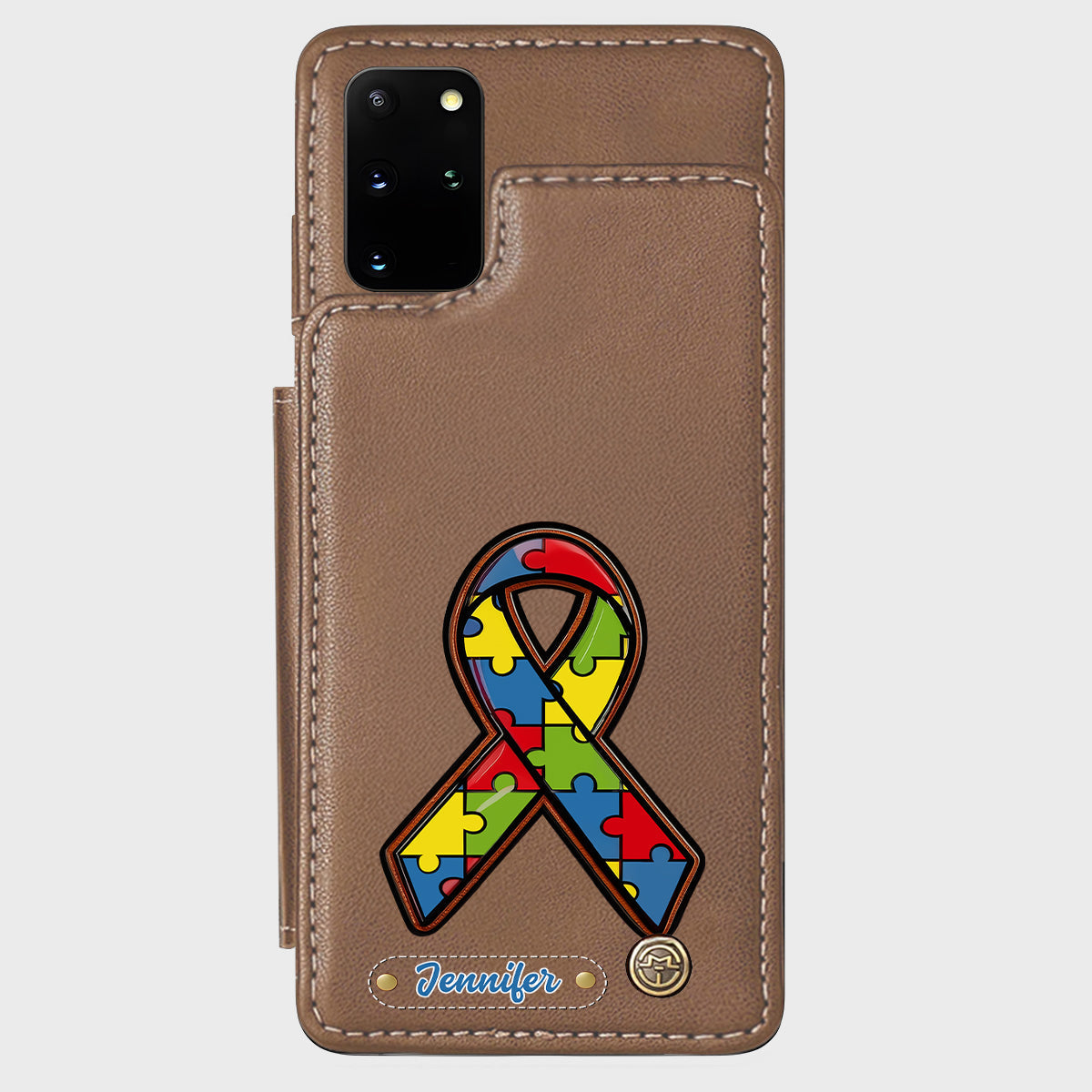 Autism Awareness - Personalized Autism Awareness Wallet Phone Case