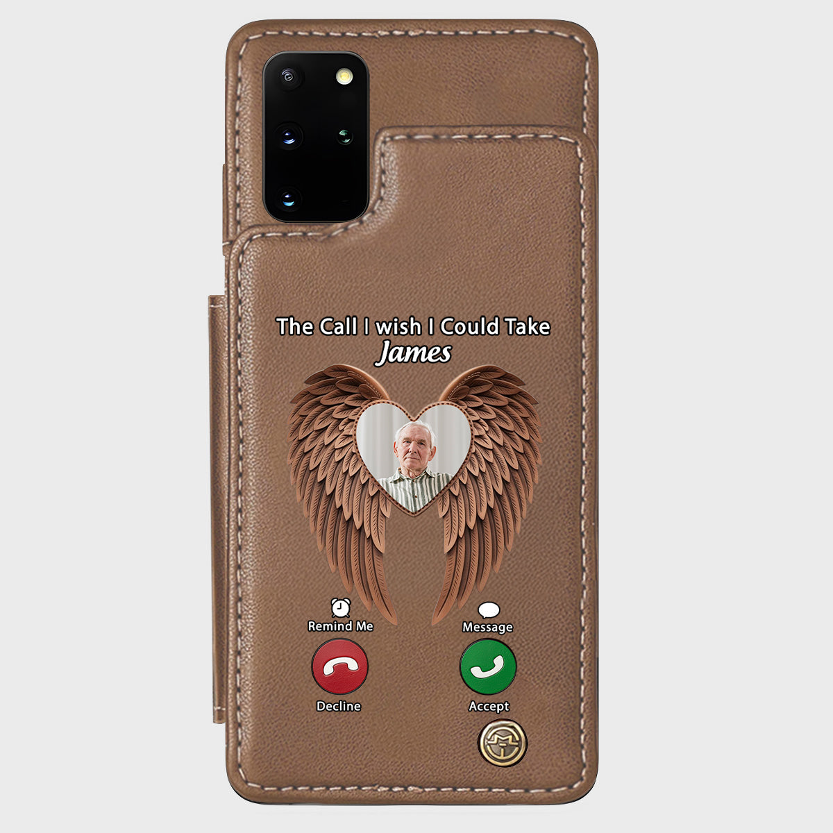 The Call I Wish I Could Take - Personalized Memorial Wallet Phone Case