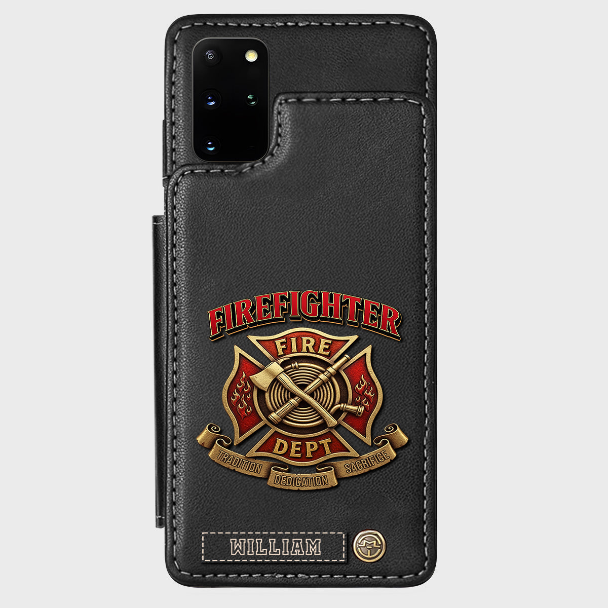 Proud Firefighter - Personalized Firefighter Wallet Phone Case