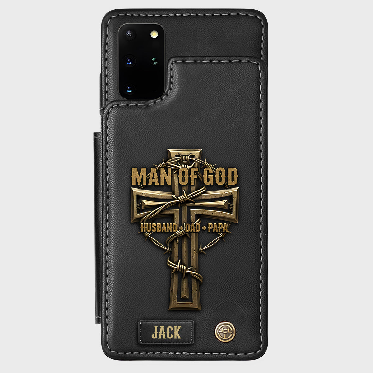 Man Of God - Personalized Christian Wallet Phone Case